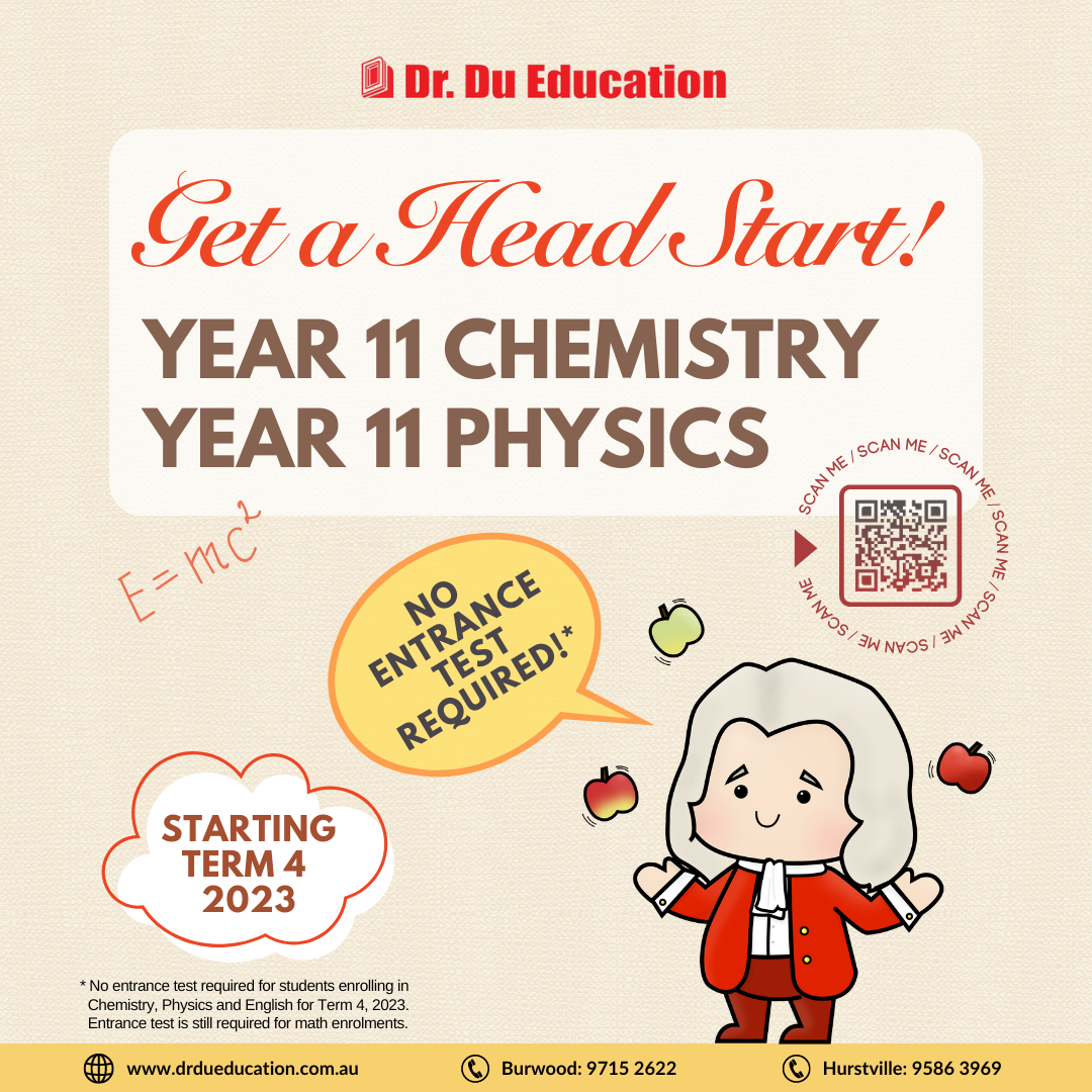 Upgraded Chemistry and Physics Program | Dr Du Education